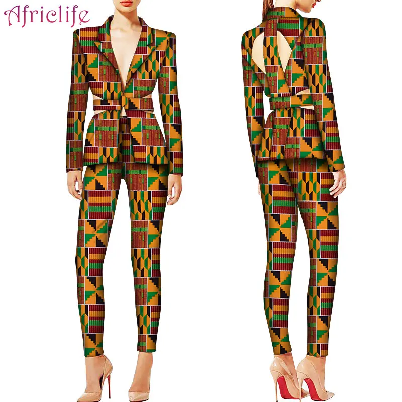 Пикантные костюмы с блейзером для офисных леди большая ткань украшение на