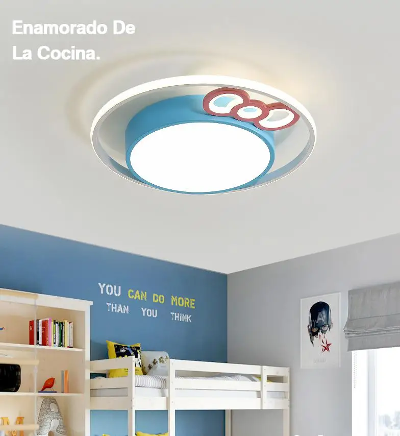 1 pcs Led bow-knot wedding lighting Kid Pink Blue Bow ceiling light Children Lamp Eye Protection daily | Лампы и освещение