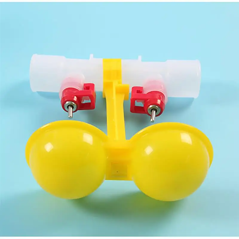 10 шт. куриный питьевой ниппель двойного сопла поилка для кур чашка лоток миска
