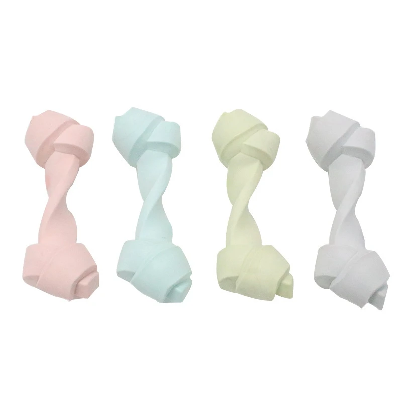 

Dogs Molar Dental Teeth Cleaning Toys Dog Chew Toy for Aggressive Chewers Tough Strong Natural Rubber Pet Bone Toy
