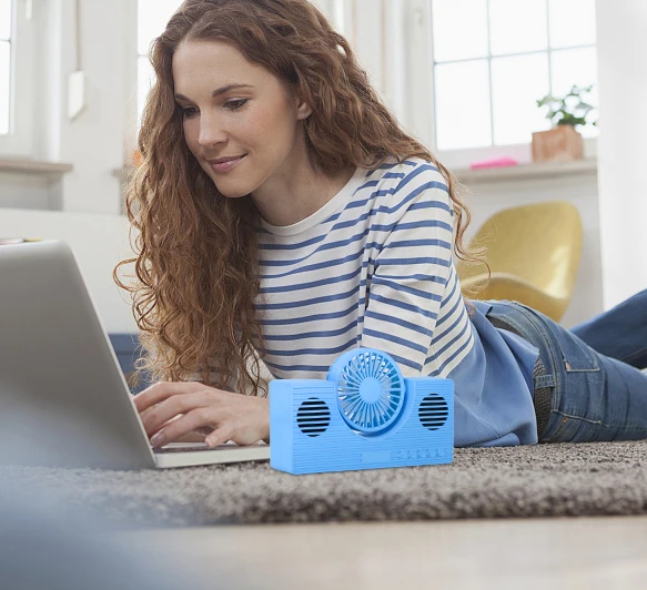 Многофункциональная Мини Bluetooth колонка с вентиляторами портативная