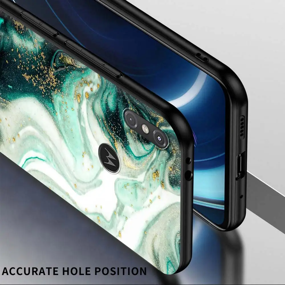 Case for Motorola Moto G9 Play One Fusion Plus G8 Power Lite Soft Funda Hype G Stylus E6s E7 Phone Cover Marble Art Fashion Capa