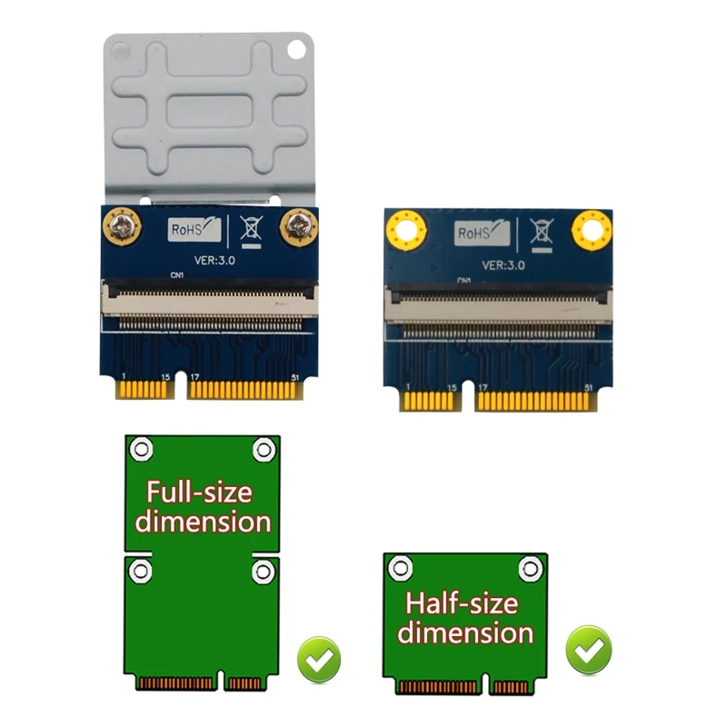 Mini PCI-E до BCM94360CD сетевая карта адаптер гибкий кабельный удлинитель для Mac OS