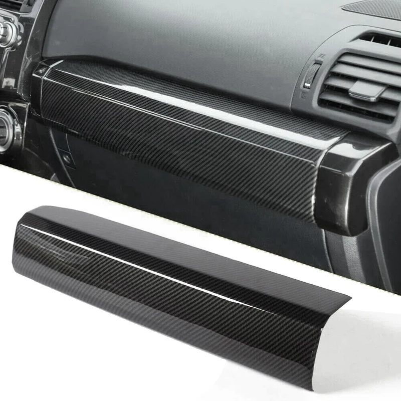 

For Toyota 4Runner 2010-2021 Carbon Fiber Co-Pilot Dashboard Center Console Stripe Panel Cover Trim