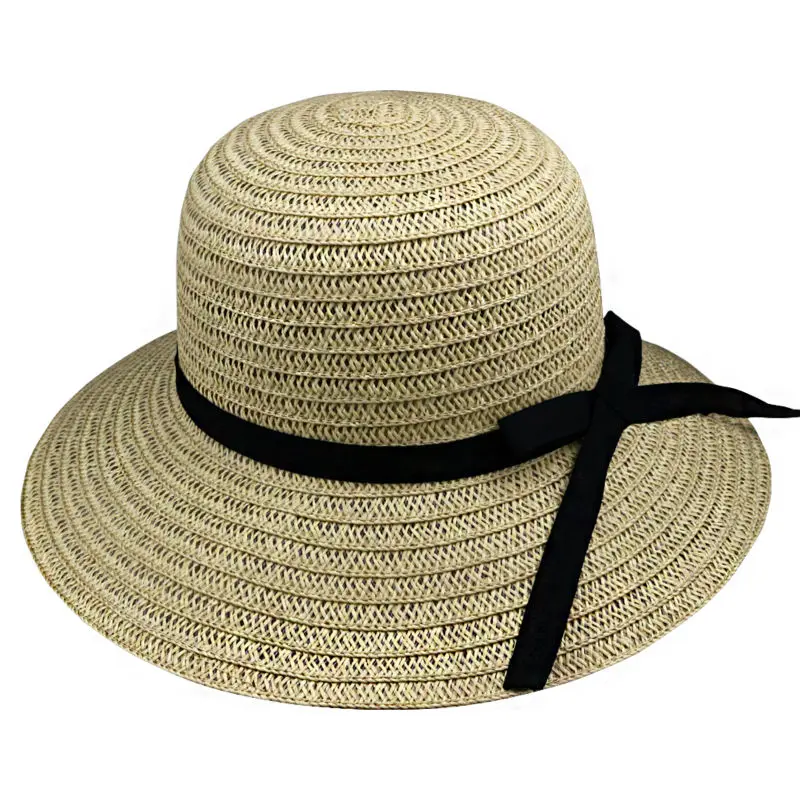 

New Hot sale Women Raffia Hat Finshing Hat Straw Hat Trilby Hat 2 colours