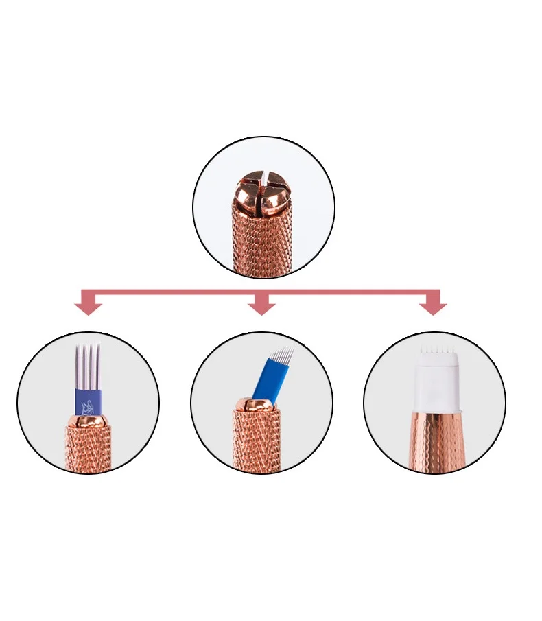 Ручная микроблейдинг 3D Ручка для перманентного макияжа бровей тебори тату