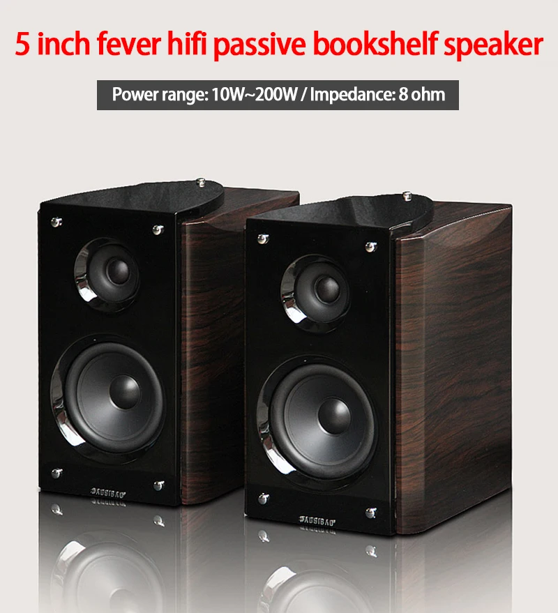 KYYSLB SQ5083 10 Вт ~ 200 8 Ом 5 дюймов Fever Hifi пассивная книжная полка колонки аудио монитор