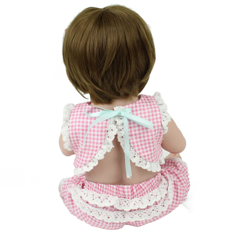 43 см силиконовые виниловые куклы для новорожденных моделирования подарок на