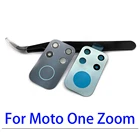 Стекло для задней камеры Moto One Zoom, 100% оригинал, запасные части для замены объектива
