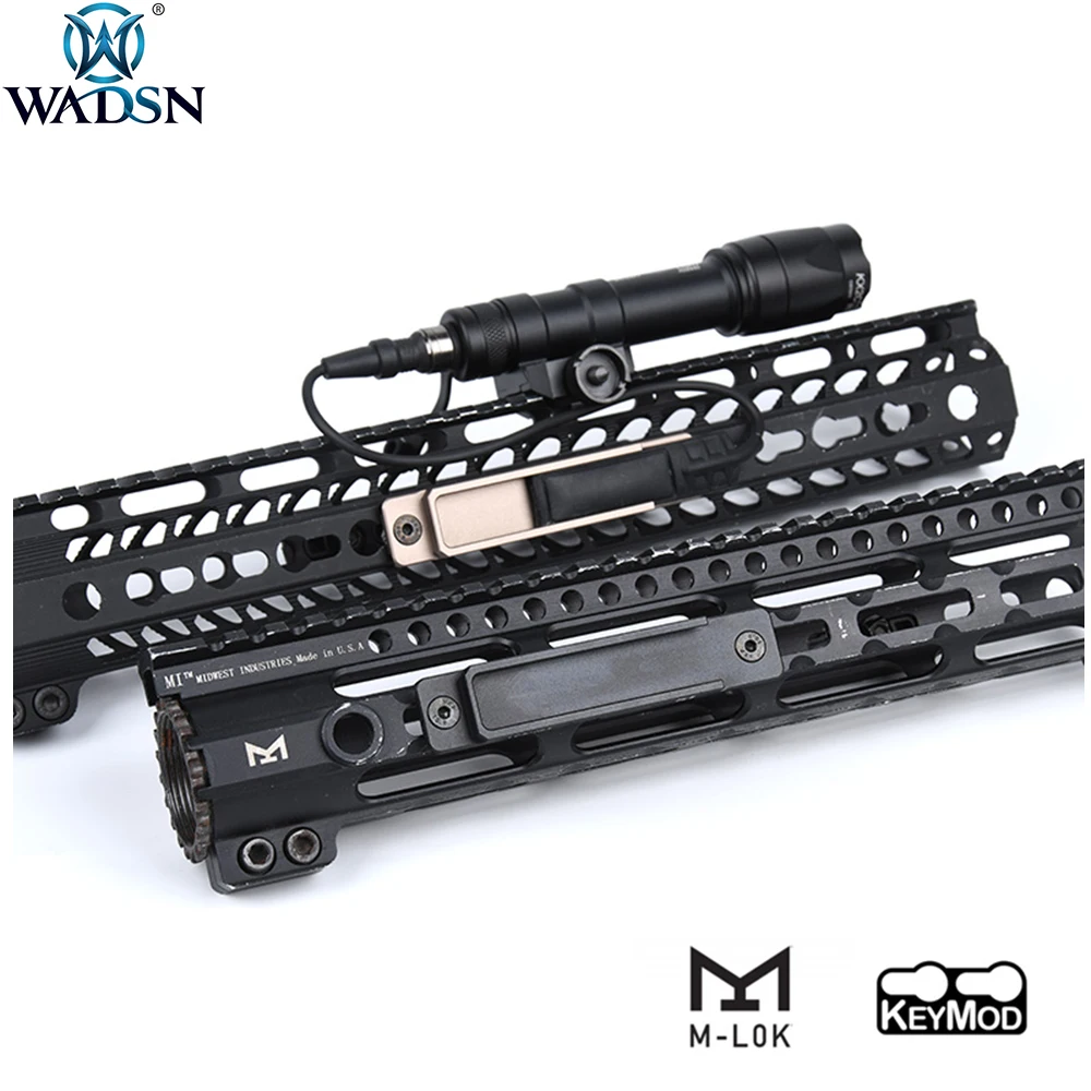 Новый страйкбол LC Давление переключатель Pad крысиный хвост слот Mlok Keymod с