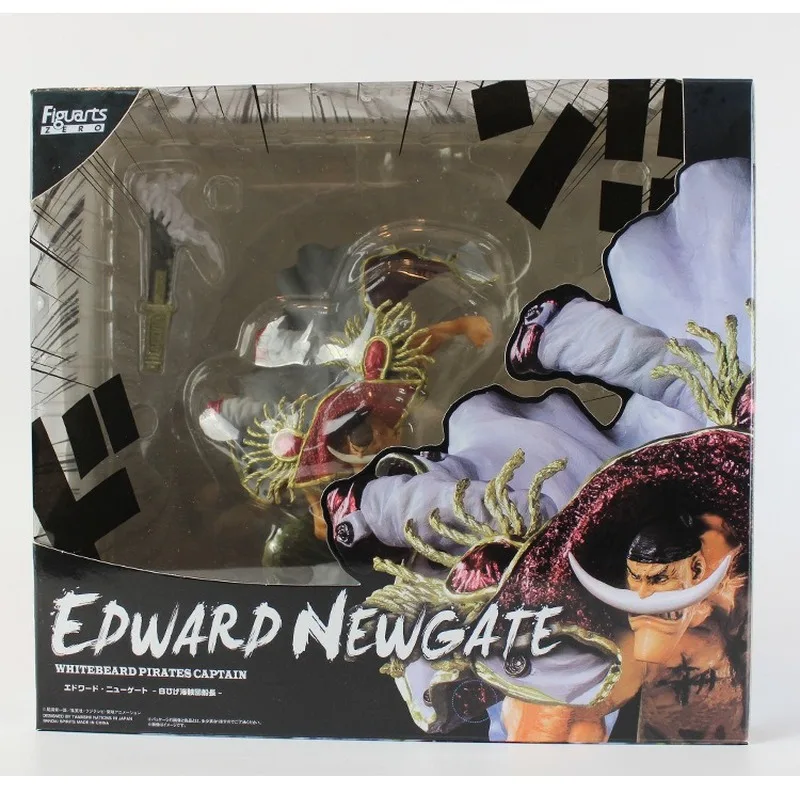 

29cm NEW One Piece Edward Newgate White Beard Fight Ver. PVC Action figures Anime Toys Statue Model Doll Collection Model Toys