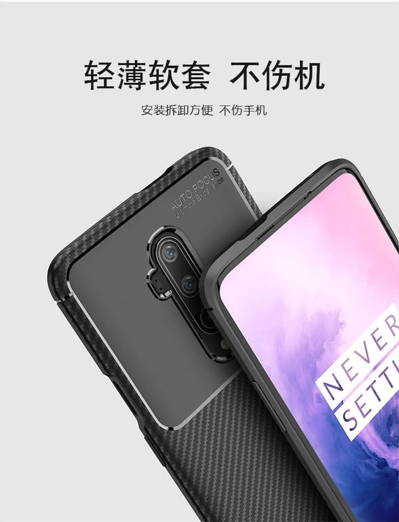 Чехол из углеродного волокна для Oneplus 7T Pro mlaren Edition, чехол высокого качества с алмазной сеткой, чехол для Oneplus 7T Pro, задняя крышка