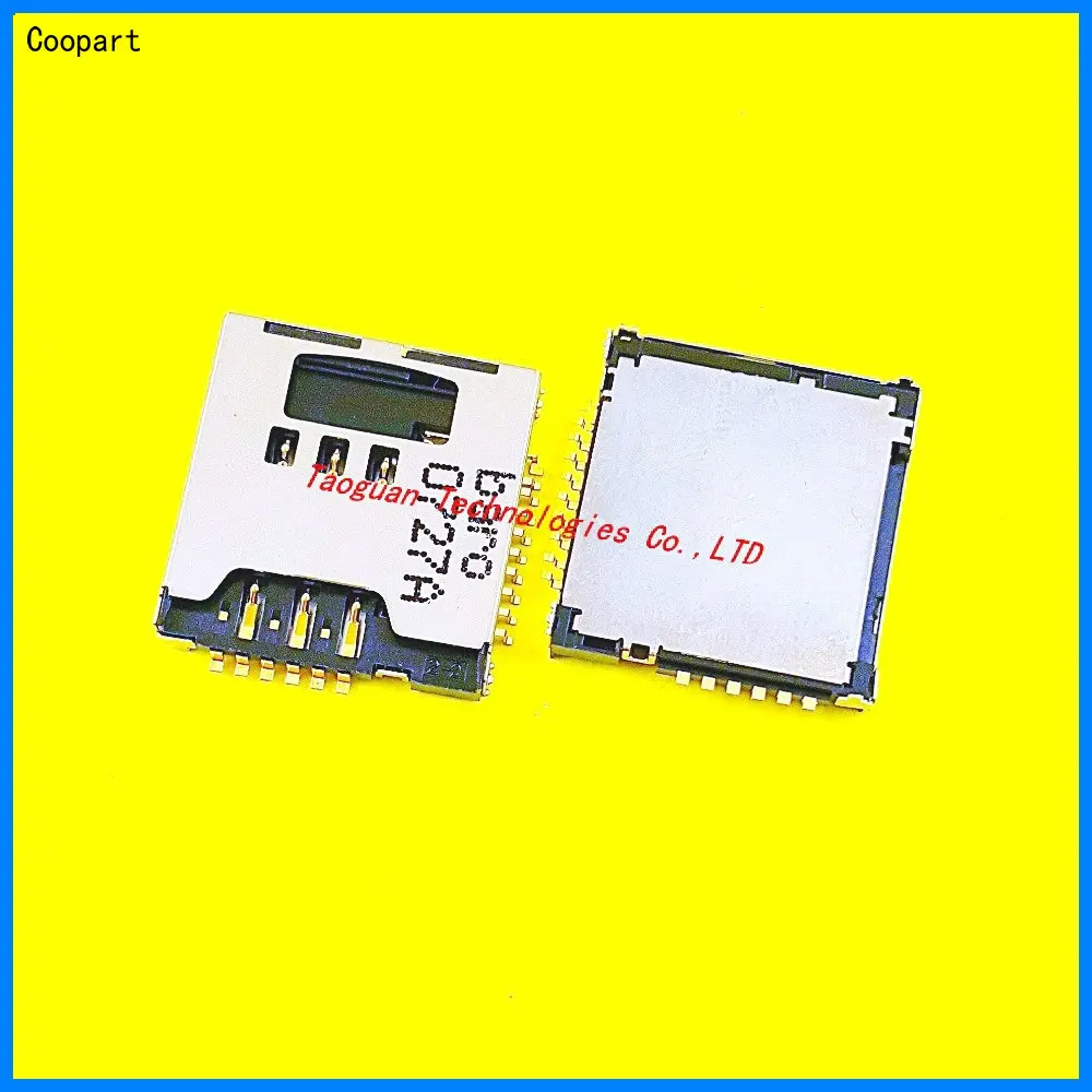 

2pcs/lot Coopart New SIM card Socket Reader Holder Slot Replacement for Samsung Galaxy S5230 S5233C S3930 W589 F488E M628 B3210