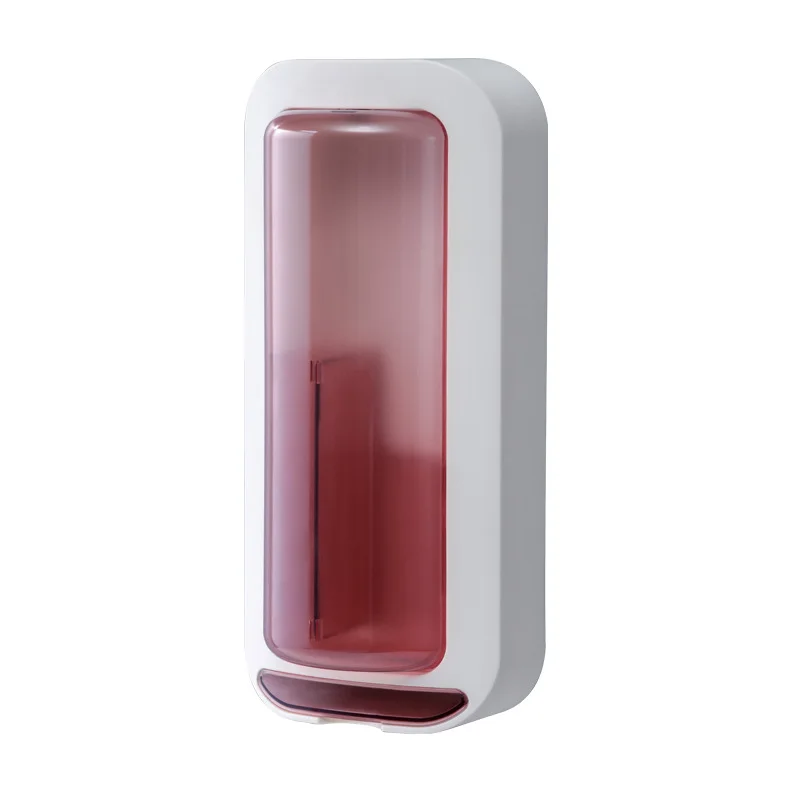 

Wall Hanging Can Rotate Transparent Cover, Ventilate And Drain Water, Double Grid Chopsticks Tube Tableware Storage Box