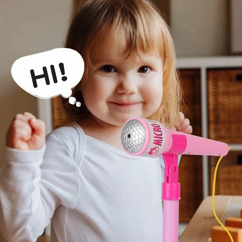 

Kids Karaoke Microphone Musical Instruments Children Plastic Cartoon Design Birthday Gifts Intelligence Toys
