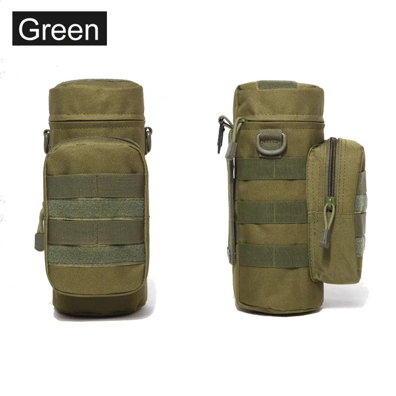 Molle нейлоновая сумка для чайника с застежкой-молнией, сумка на плечо, изоляционная бутылка для путешествий, кемпинга, альпинизма, сумки для активного отдыха
