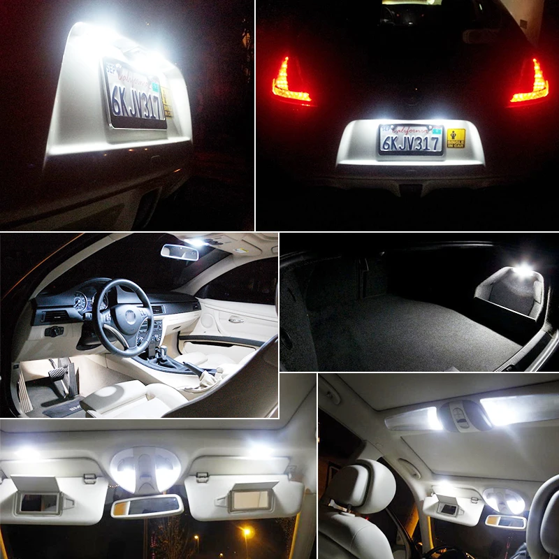 

C5W C10W Festoon 39mm LED Bulbs CANBUS 5630 SMD White For Car Auto Interior Dome Map Reading Lamp License Plate Lights DC 12V