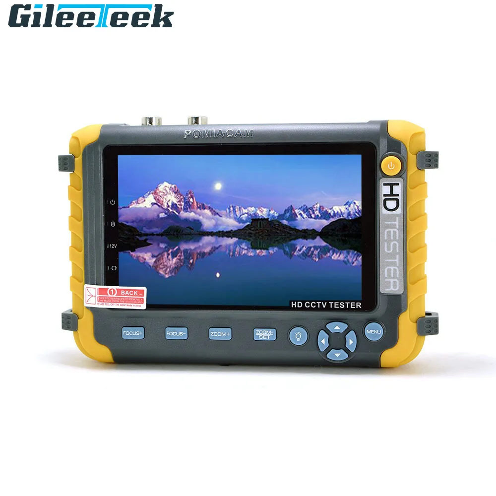 Новый Vga Hdmi Ahd Тестер монитор 8mp Tvi Cvi камера тестер Cvbs аналоговый Cctv 5 дюймов видео