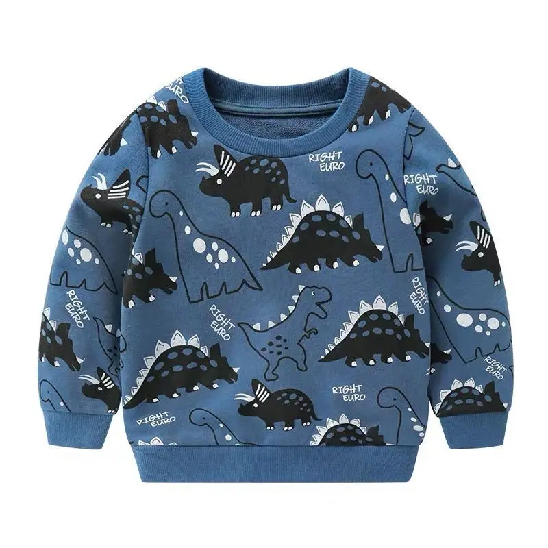 

Brand Children's Sweaters Autumn Winter Dinosaurs Clothing European And American Boys Tops