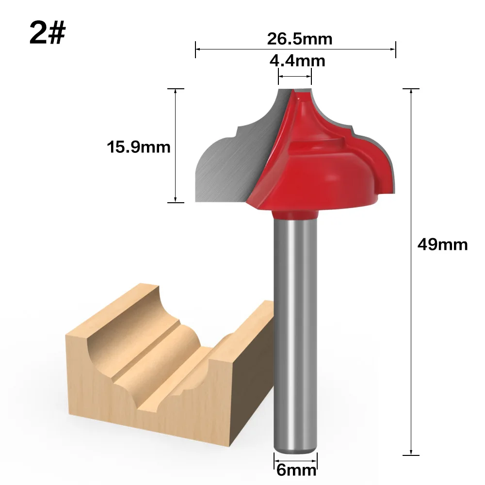 6 мм с открытым концом на шнурках орнаментом для создания выпуклой филенки