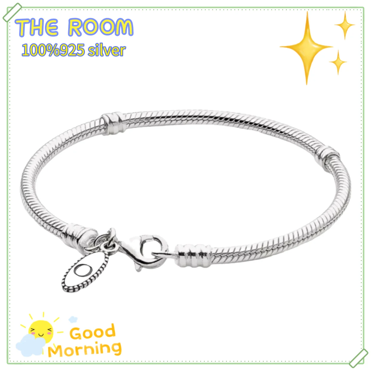 

Original Pando Bracelet 925 Sterling Silver fit ladies couple creative snake chain bracelet DIY amulet jewelry Christmas gift