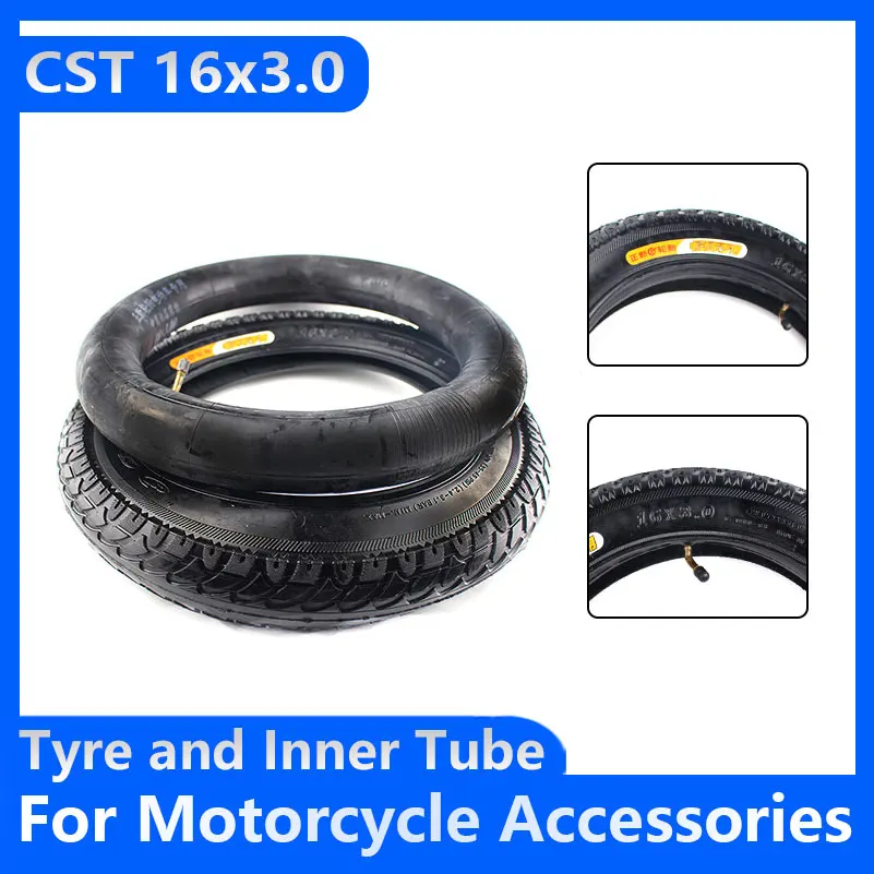 

16*3.0 inch CST Electric Vehicle Vacuum Tire 16x3.0 Thickened Stab-proof tubeless Tire 16 inch CTS Electric bicycle wheel tyre