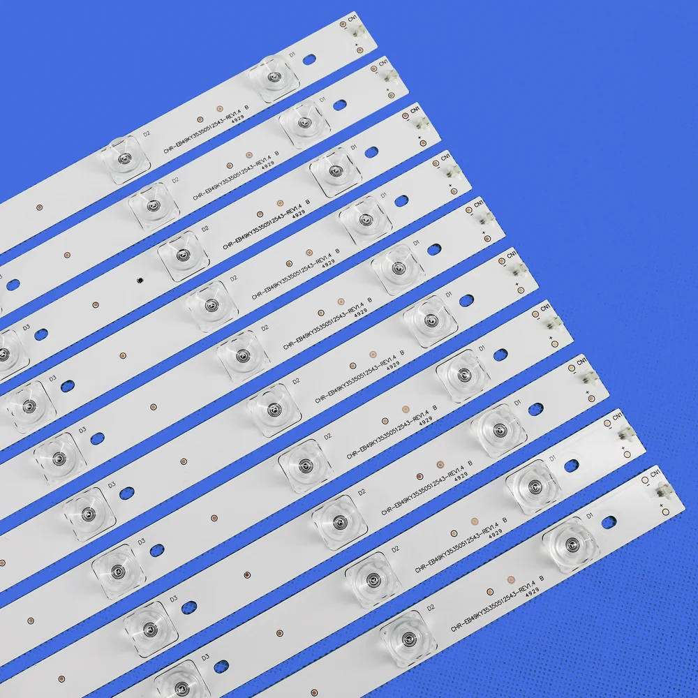100% Brand new 10pcs 470mm LED Lamp strip TV backlight bar for KKTV Konka K49J K49 U49 type CRH-EB49KY35350512543-REV1.4 | Лампы и