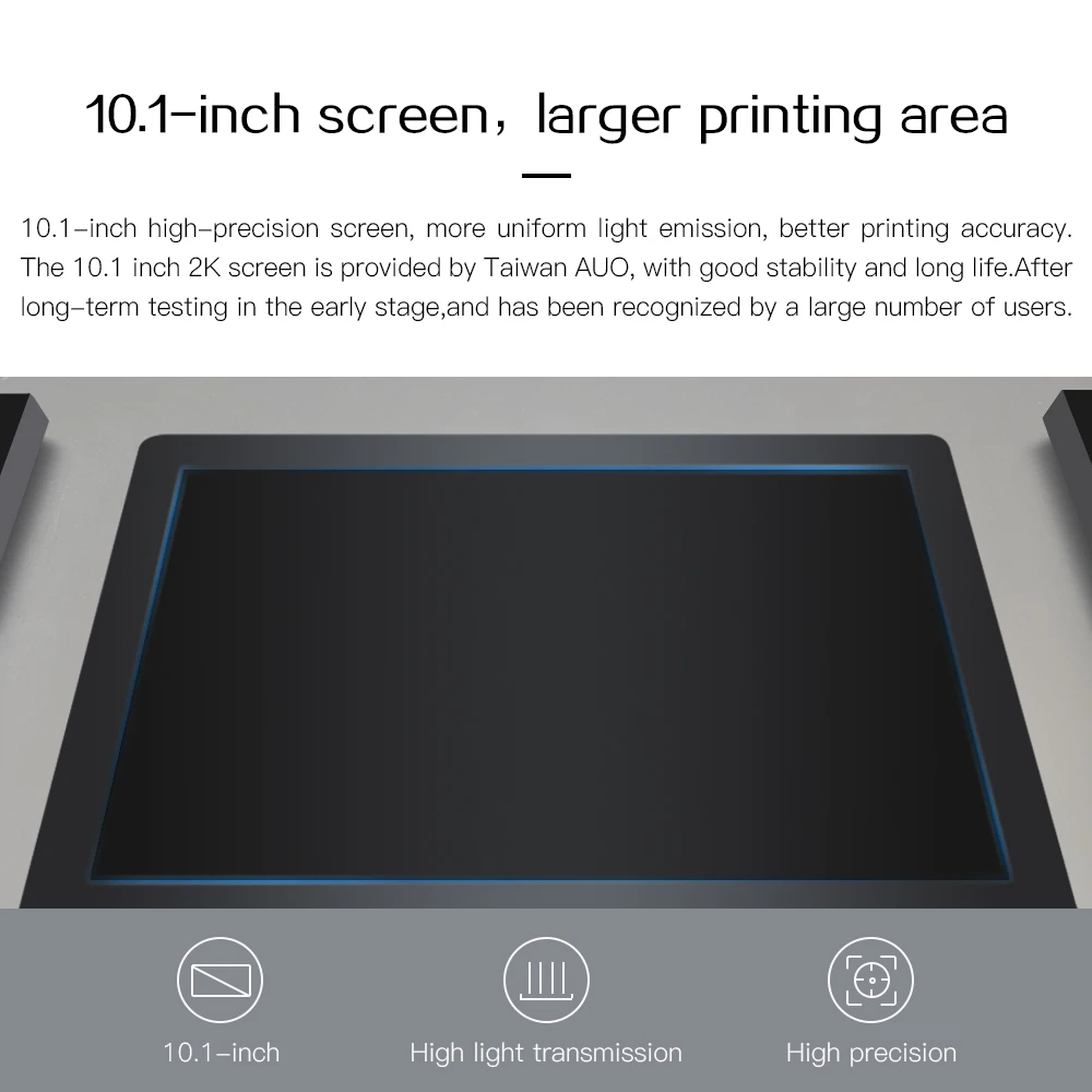 QIDI TECH S-Box Resin 3D Printer UV LCD Printer, 10.1 inch 2K LCD, 4.3 inch Touch Screen, 215x130x200mm/8.46