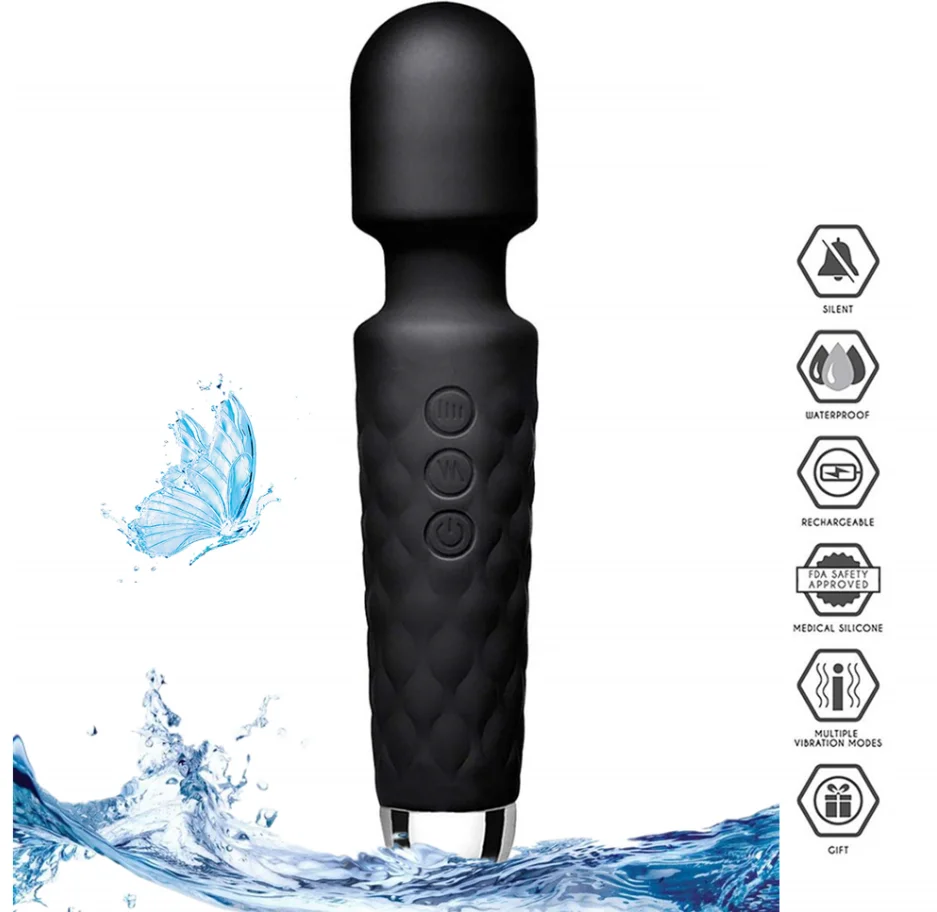 2020 мощный AV Вибратор Волшебная влагалища палочка Стимулятор клитора интимные