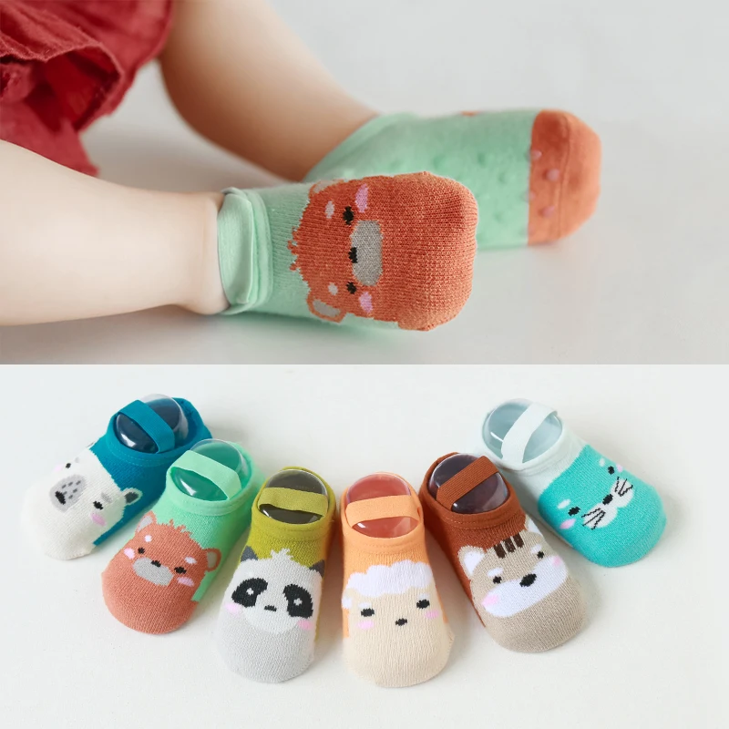 

Baby Kids Socks Cartoon Animal Print Cotton Socks Breathable Short Tube Summer Socks for Girls and Boys
