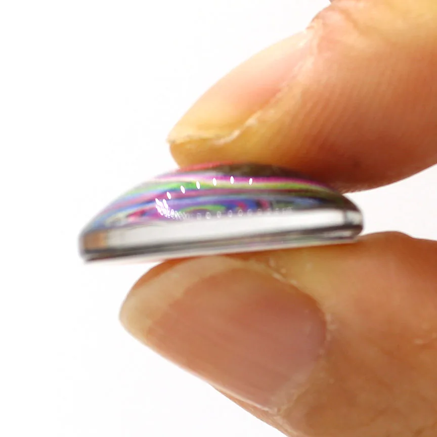 Стеклянный Cabochone декоративный лист с рождественским рисунком подвеска держатель