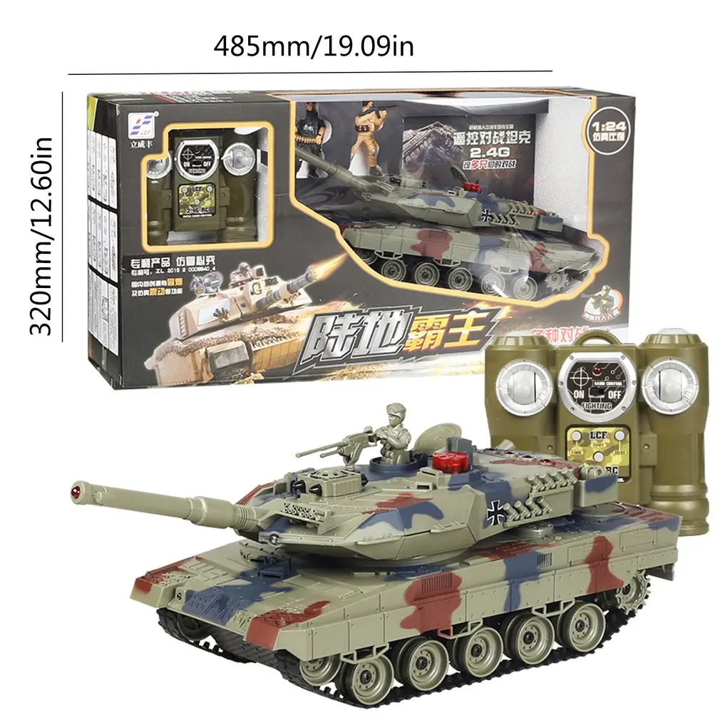 778-1 моделирование 1:24 M1A2 RC Battle гусеничный Танк дистанционного Управление