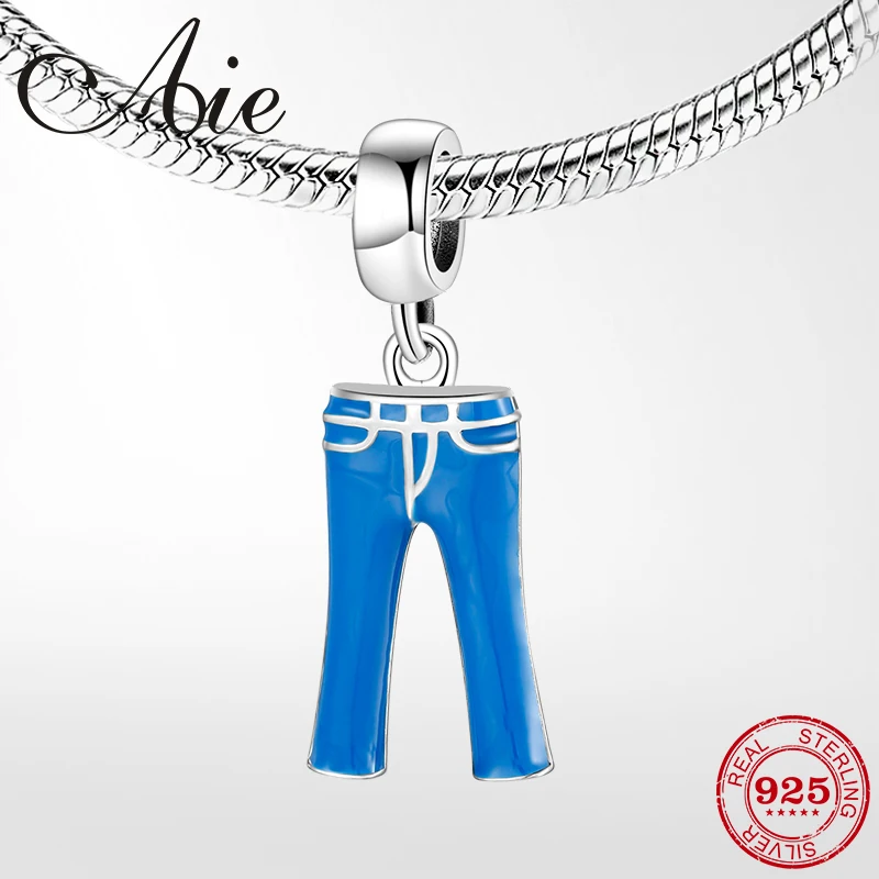 Подвеска-Шарм из серебра 925 пробы с синей эмалью | Украшения и аксессуары