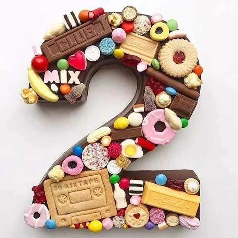 0-9 цифр формы для торта с арабскими цифрами изготовления декоративные