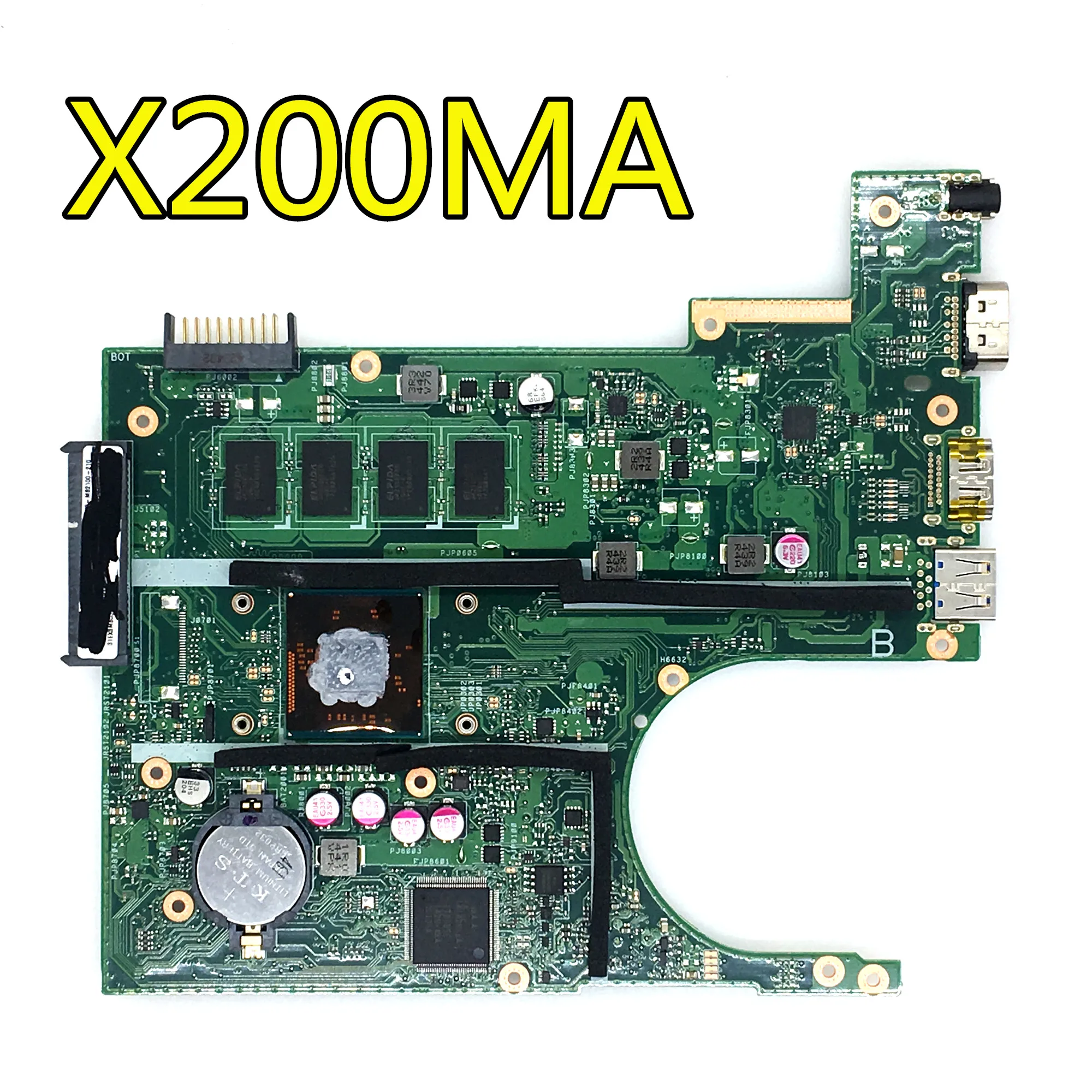 

N2815/N2830 CPU 2Gb X200MA Motherboard REV2.1 For ASUS K200MA F200M laptop Motherboard X200MA Mainboard test 100% OK