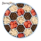 Силиконовая миска для еды для собак Benepaw, экологически чистая противозаглатывающая мощная противоскользящая миска для домашних животных, медленная подача для маленьких средних и больших собак
