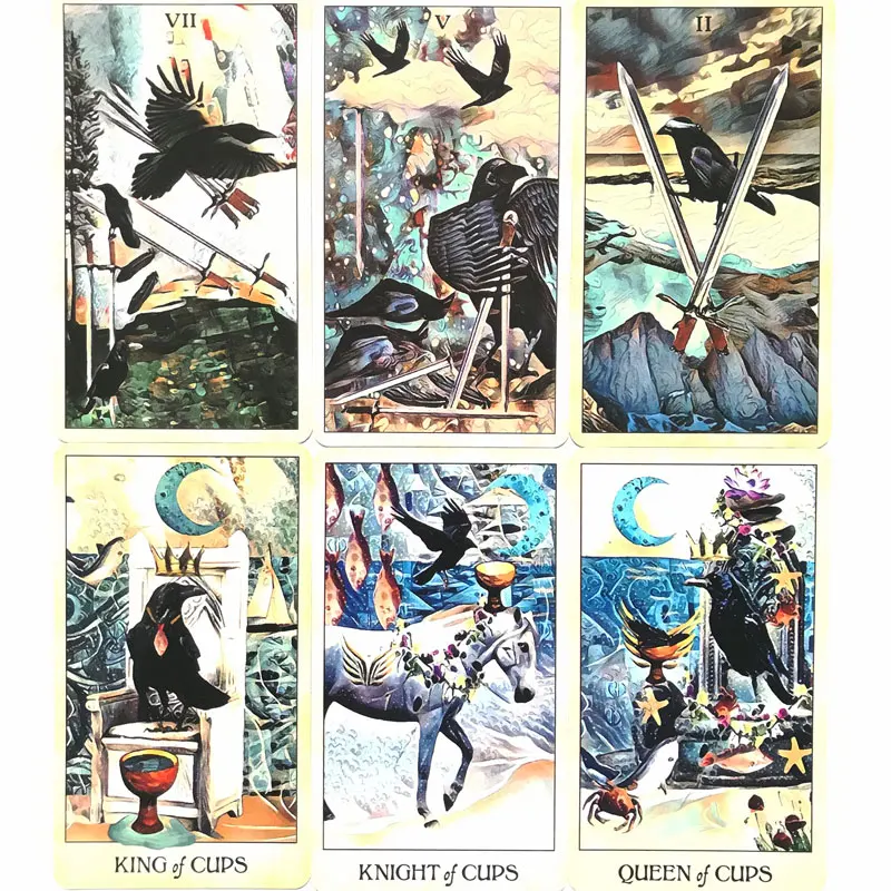 Новый Tarot Crow karot семейвечерние развлекательная карта и различные стили выбора