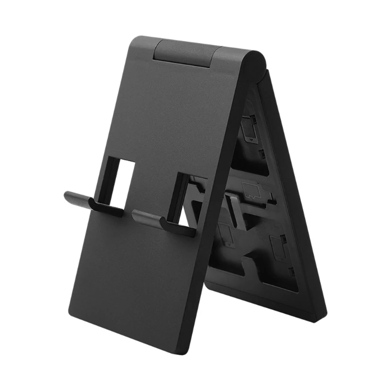 

Stand Holder Base Foldable Playstand for Switch Console Portable Multi-angle Bracket Compact Game Rack with 8 Cards Holder