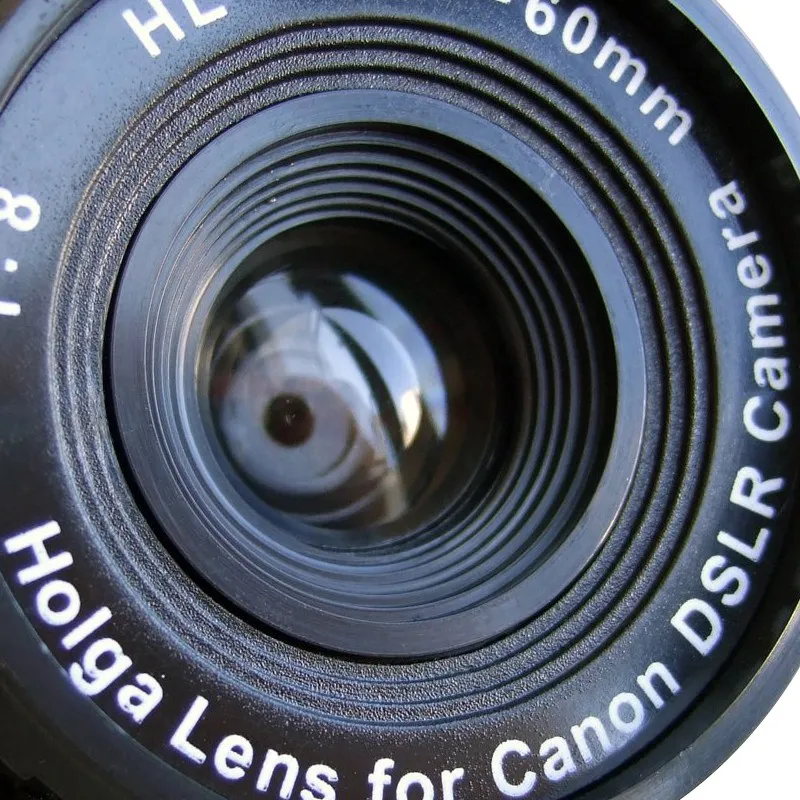 Новинка 2020 объектив Holga HL-C 60 мм f/8 0 для зеркальных камер Canon DSLR черные запчасти
