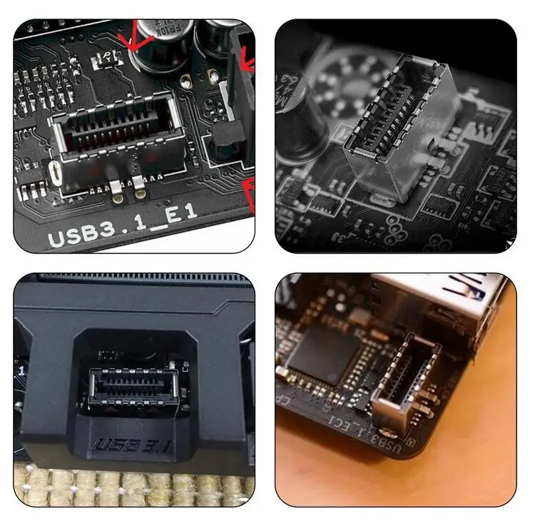 50 см USB 3 1 type c Передняя панель папа к 0 тип A Женский удлинитель Панель Крепление