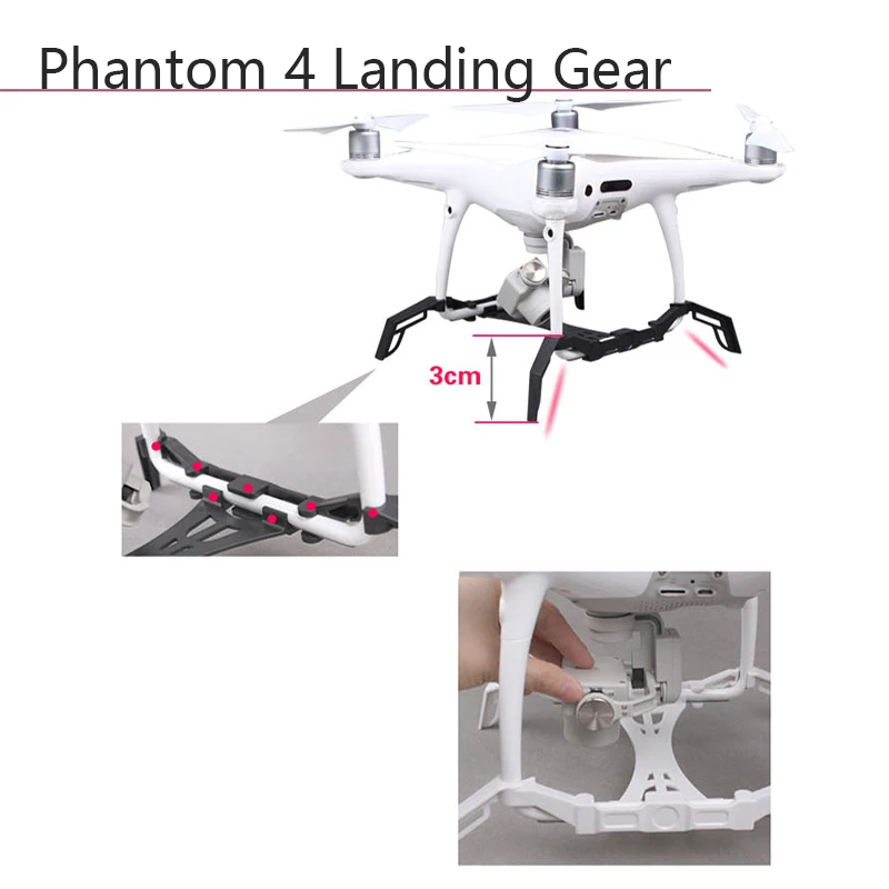 Посадочная шестерня высокая нога штатив повышенная высота защитная доска для DJI