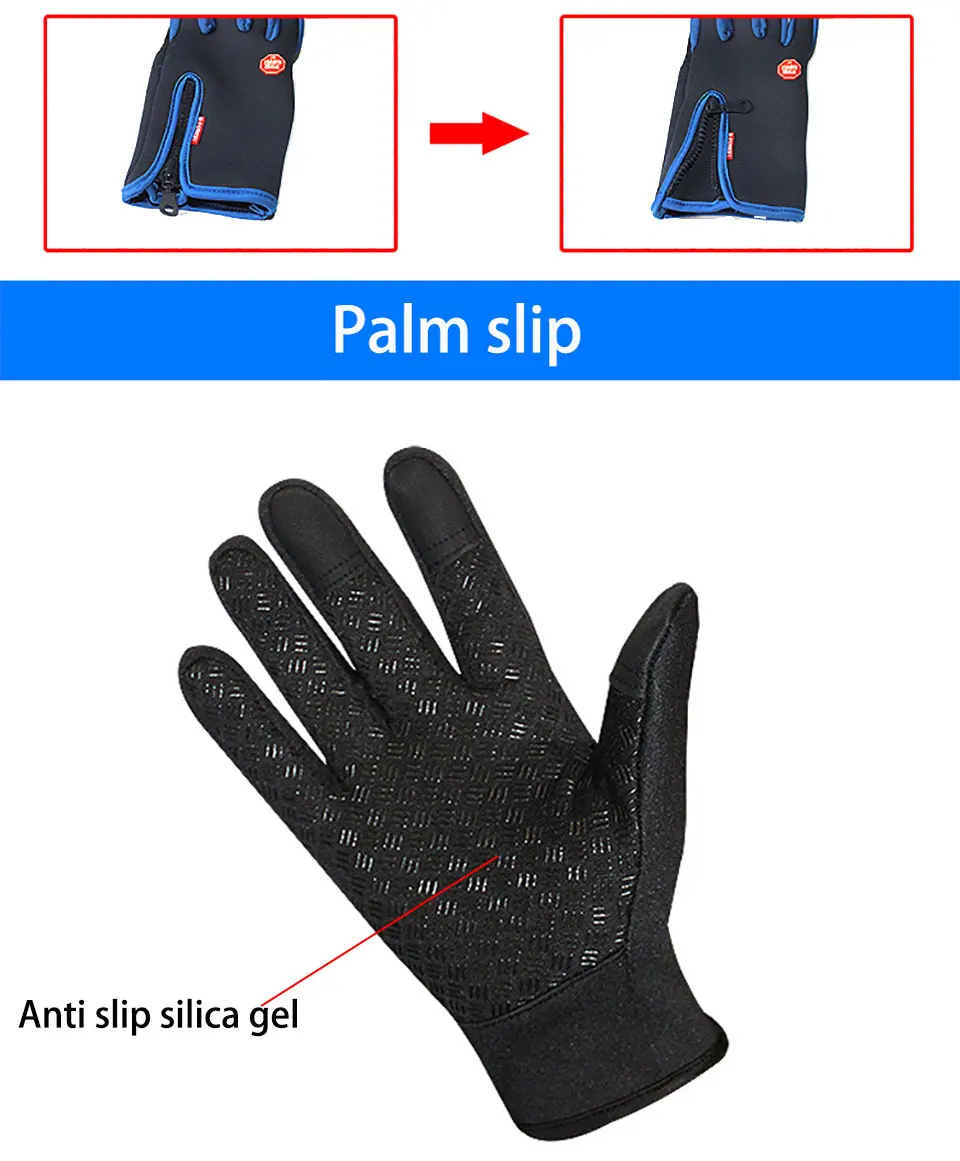 Windstopper, перчатки для езды на велосипеде с сенсорным экраном, полный палец, велосипедные перчатки, перчатки для гонок, горного велосипеда, 4 размера, около 80 г