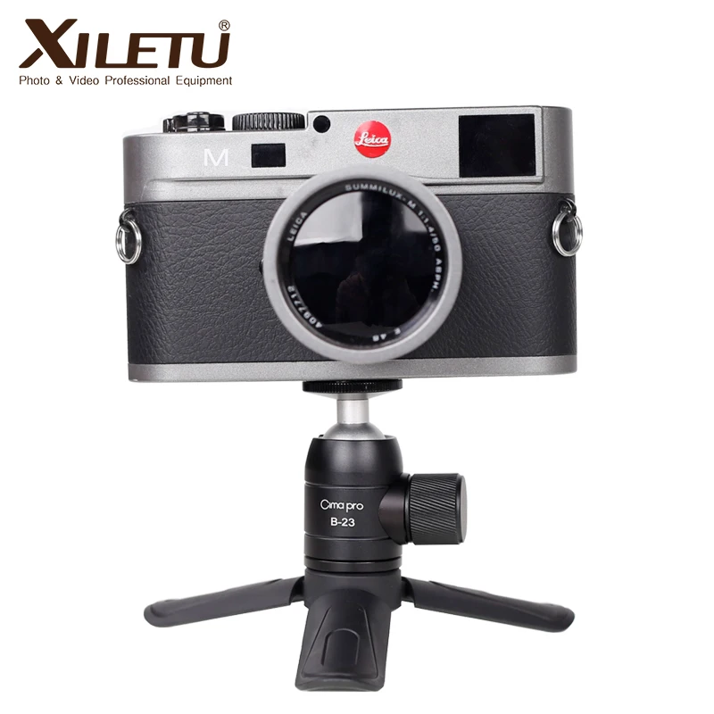 

Mini Phone Tripod Tabletop Smartphone Mount Clip Holder Stand w Detachable Ballhead for iPhone X/8/7 Plus Huawei Xiaomi