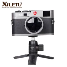 Mini Phone Tripod Tabletop Smartphone Mount Clip Holder Stand w Detachable Ballhead for iPhone X/8/7 Plus Huawei Xiaomi