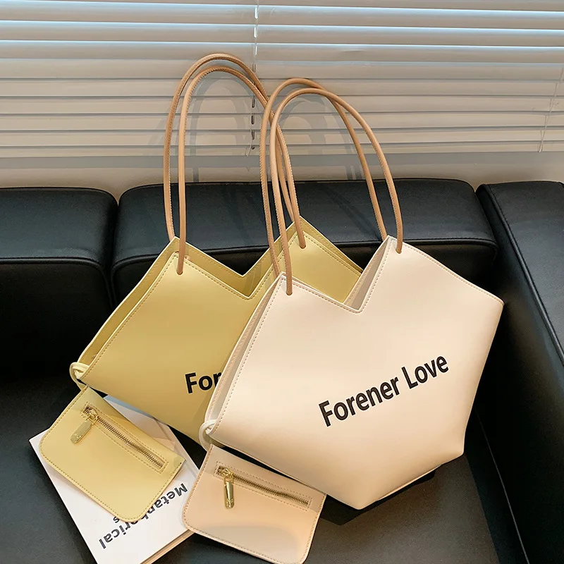 

Large-capacity Versatile Ladies Shoulder Bag 2021 Personality Brand New Trendy Fashion Shoulder Bag Niche Design Tote Bag