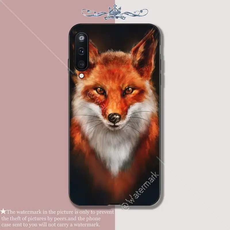 Роскошный чехол для телефона Motirunner Red Fox Samsung galaxy A 01 11 20 30 31 40 50 51 70 71 80 81 91