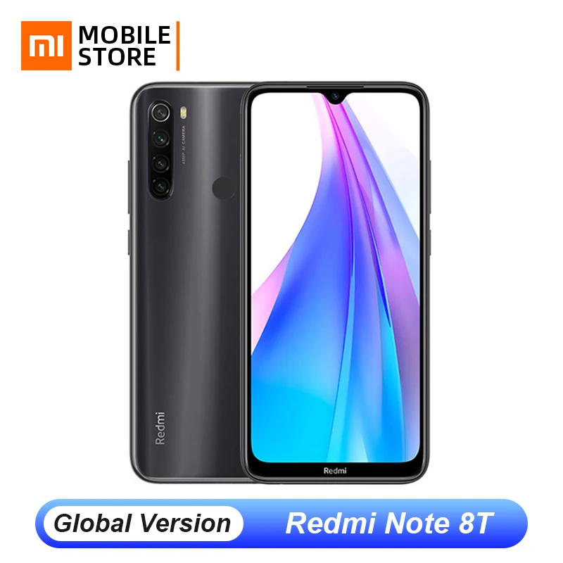 Xiaomi Redmi Note 8T смартфон с четырёхъядерным процессором Snapdragon 665 ОЗУ 4 Гб ПЗУ 64 ГБ 4000