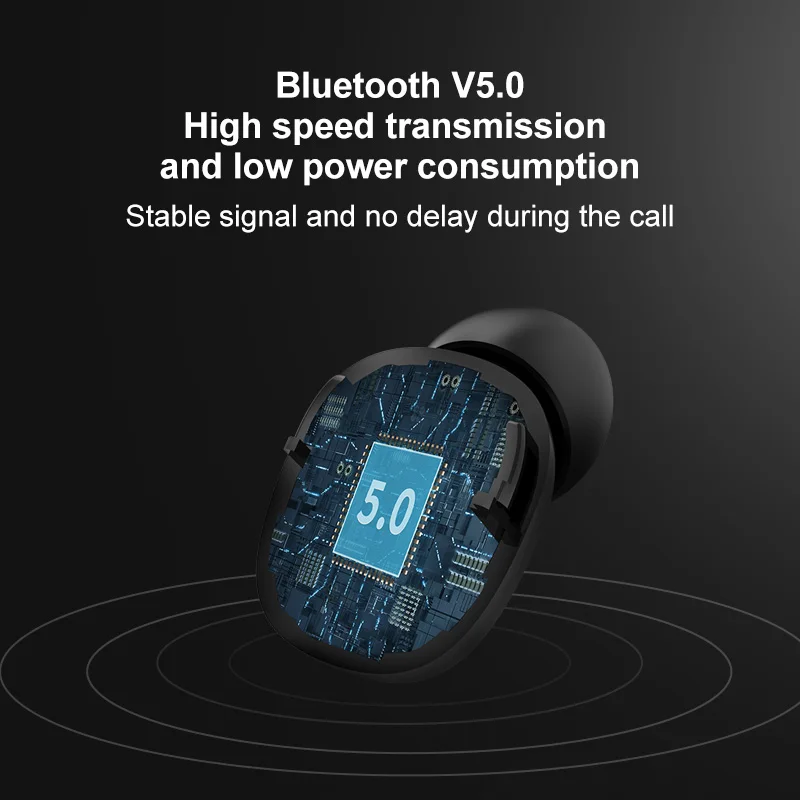 Фото Robotcube TWS Bluetooth 5 0 наушники 2200 мАч Беспроводные спортивные hi-fi музыка для девочек ТВ Robotcube TWS Bluetooth 5 0 наушники 2200 мАч Беспроводные спортивные hi-fi музыка для девочек ТВ