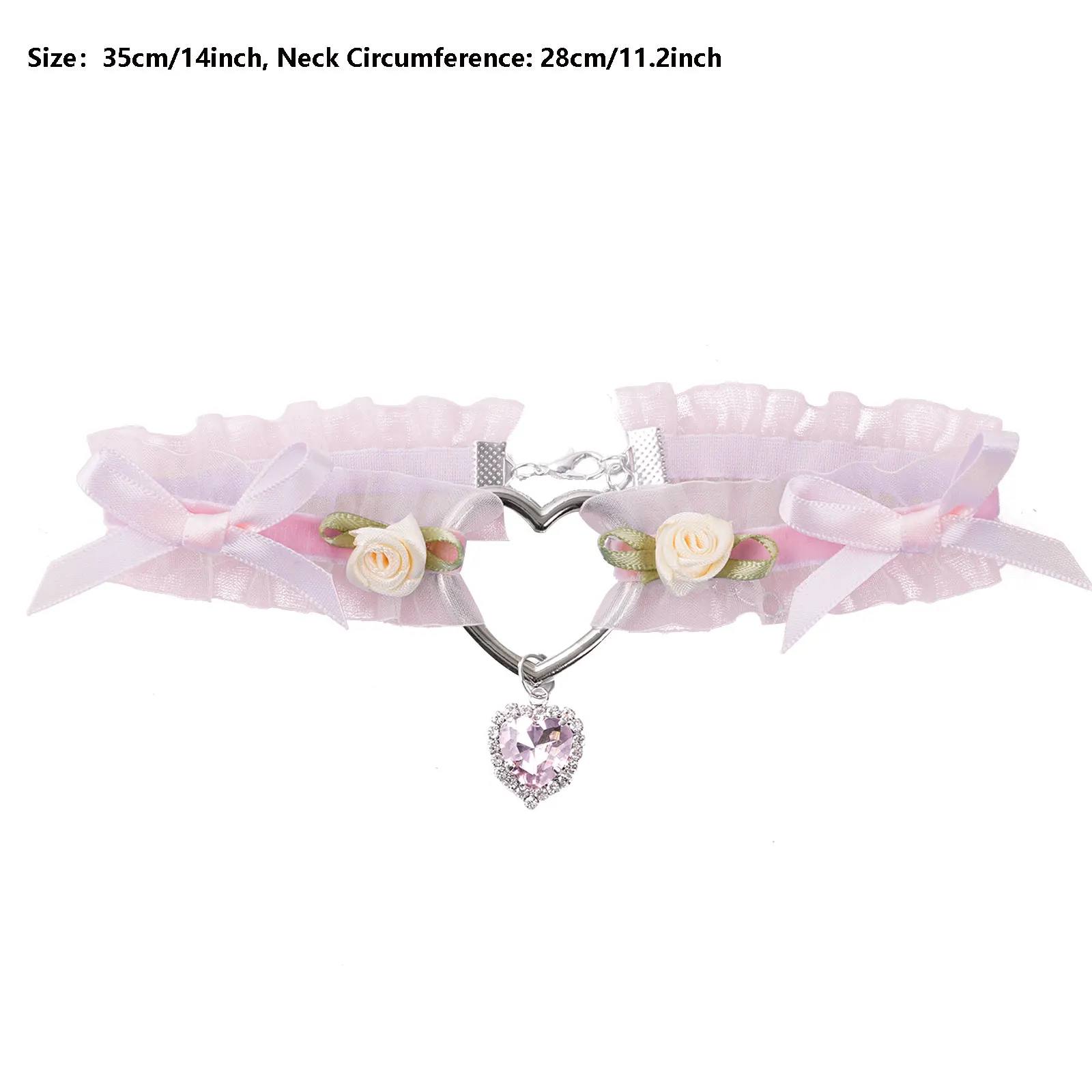 

Lady Handmade Bow Rose Necklace Retro Ancient Ways Leg Ring Elegant Girls Harajuku Cute Sweet Party Fashion Jewelry Accessories