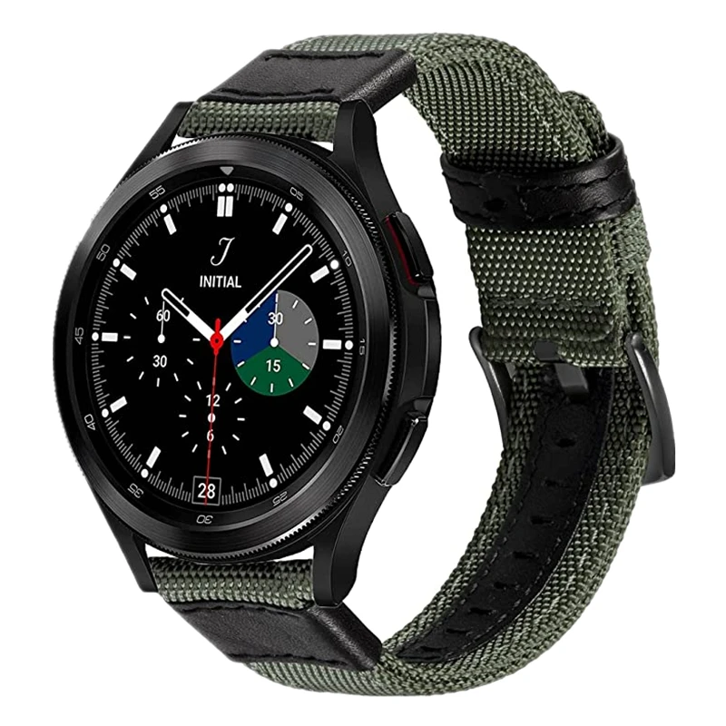 

22mm 20mm Nylon Strap For Samsung Galaxy Watch 4/4 Classic 3 45mm 41mm Active 2 Band For Huawei Watch 3 GT 2 Pro Amazfit GTR 2